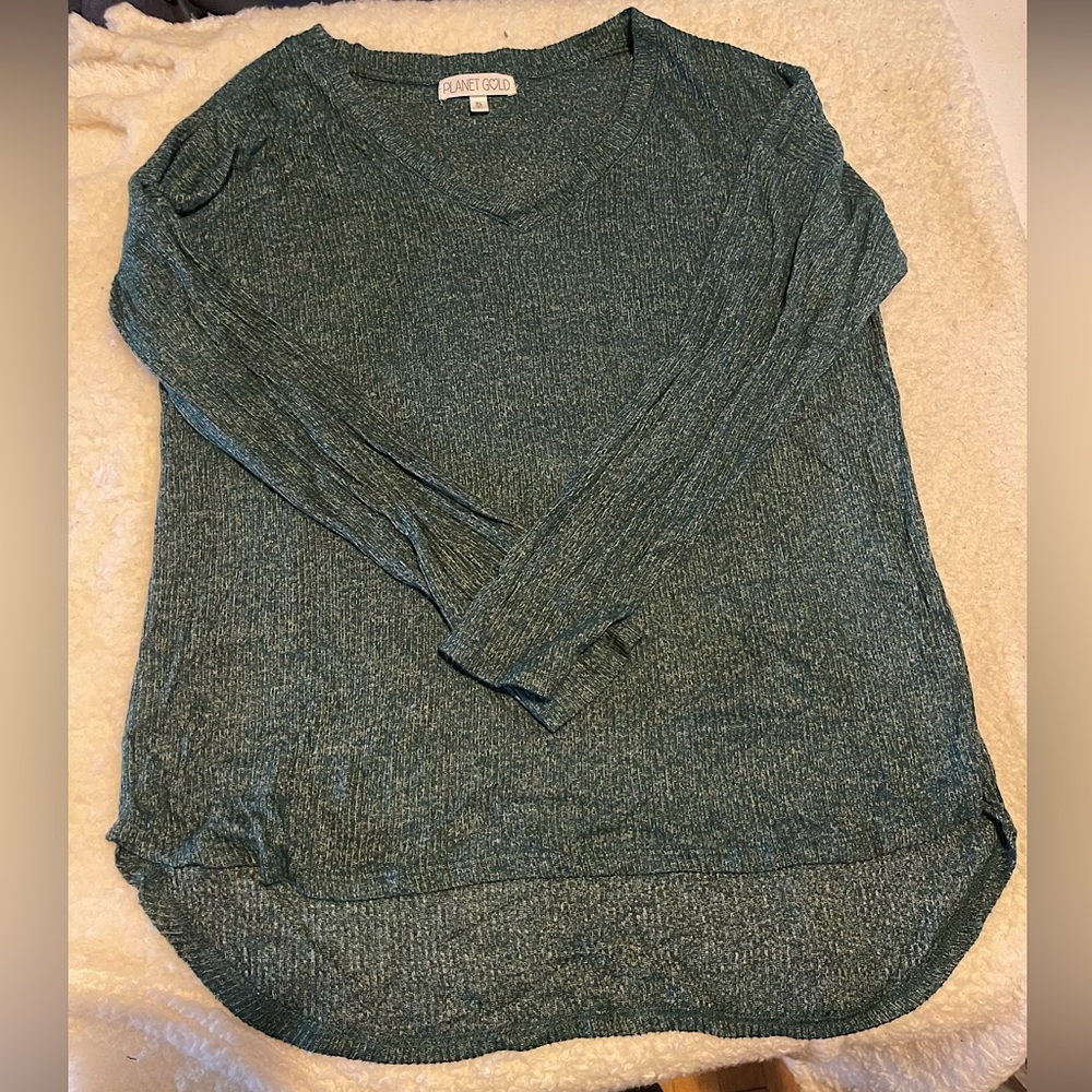 Long sleeve, dark green size extra-large top